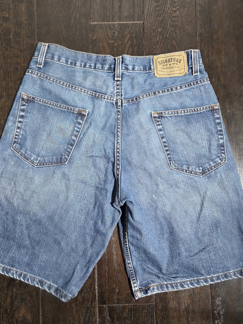 Signature Denim Men's Blue Jean Shorts